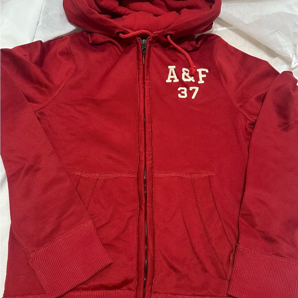 Abercrombie & Fitch Red A&F 37 Hoodie